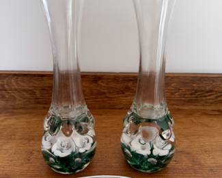 Over 200 pieces of St. Clair art glass signed paperweights and items