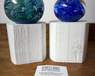 Over 200 pieces of St. Clair art glass signed paperweights and items