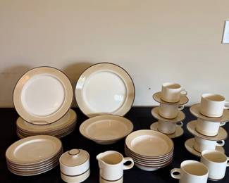 International Felicity  Bands of Celebration  Stoneware Dinnerware  Approx. 42 Pieces