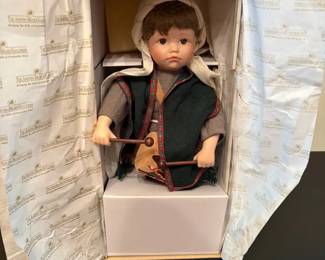 AshtonDrake The Little Drummer Boy Porcelain Doll by Marlene Sirko with Box  COA