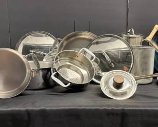  04 AllClad Cookware Set Plus Other Premium Cookware