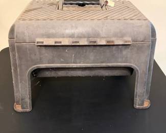 Molded Toolbox  Work Stool with Assorted Hand Tools
