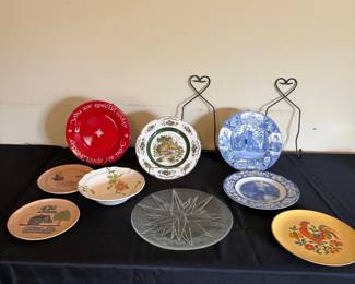 Nine Decorative  Souvenir Pieces  Wood  Sons, Shenango, Adams, Old Salem  more