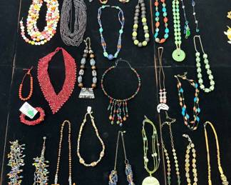 Large Collection Of Artisan Jewelry Pieces