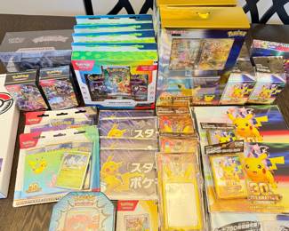 Sealed Pokemon trading cards: 30th Celebration, Pitch Black, Ascended Heroes, Japanese (no discount on pictured items)
