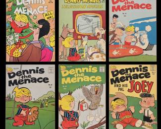 Vintage 1960s Dennis the Menace comic books