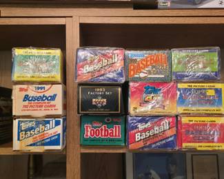 Baseball Cards and Football Cards