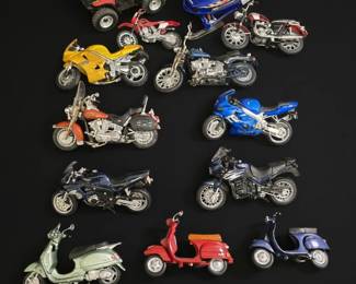 Die Cast Motorcycles, scooters, snowmobile and ATV