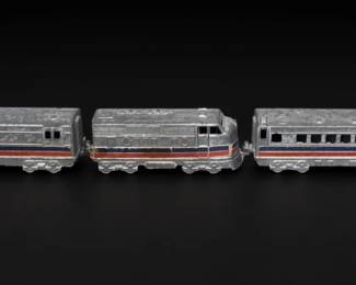 1960s MidgeToy 5-car metal train