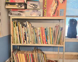 Books, models and toys