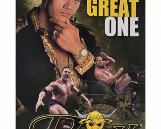 Vintage "THE ROCK" WWF Champion Poster ' The Great One" 
