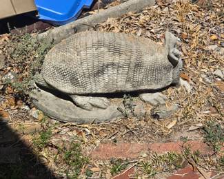 Concrete Armadillo yard decor