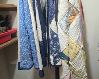 Vintage handmade quilts