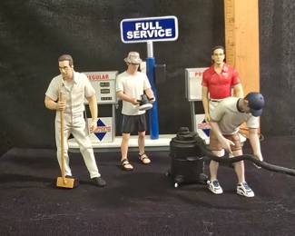 GMP  work crew and ERTL gas pumps