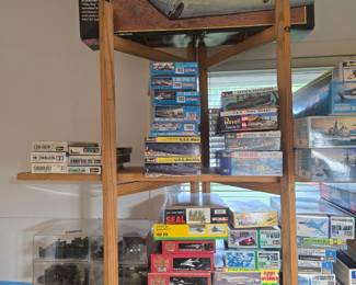 New in Box - Models of all shapes and sizes.  Planes, cars, rockets, etc