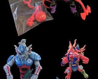 1992 TMNT Teenage Mutant Ninja Turtles - Antrax, Hot Head, Merman