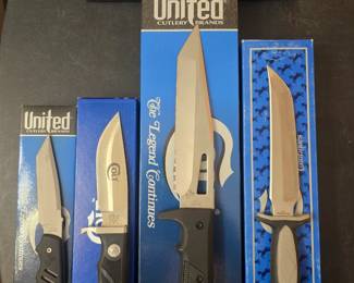 Colt knives with original boxes