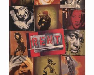 "RENT" poster