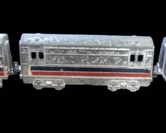 1960s MidgeToy 3-car metal train