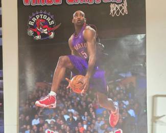 2000 VINCE CARTER IN-VINCE-ABLE All-Star Slam Dunk Poster 