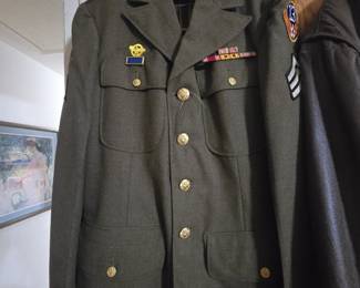 Vintage military uniform - decorated