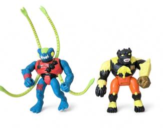 1992 G.I. Joe Mega-Monsters Bio-Viper and Montstro-Viper