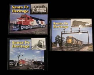 3 editions of Santa Fe Heritage - out of print pictorial series