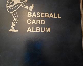 Albums and albums full of Baseball Cards!  