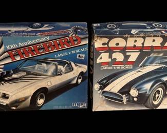MODEL CARS - 10th Anniversary Firebird - Cobra 427 (unopened boxes)