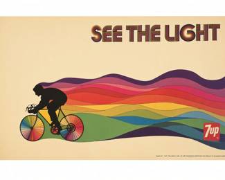 7-up SEE THE LIGHT Vintage 1972 