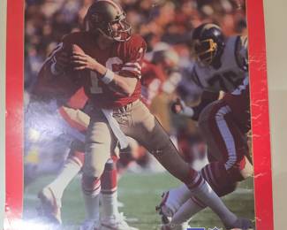 1987 Starline vintage JOE MONTANA poster 34x22