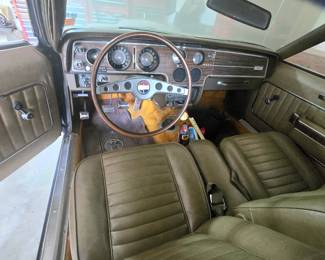 1970 AMC AMX - 70,213 miles - 2 seat - 4 speed manual floor shift - 360 cid V8, 4 barrel (~290 HP)