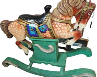 This rocking horse is very old, made out of solid wood and is located at another house that i'm helping a family member out. Located in south number beach, do not come here looking for it. $500