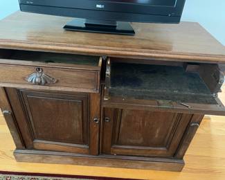 Vintage Buffet/Server w/Fold Out Drawer,