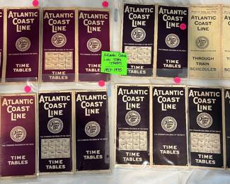 Atlantic Coastal Line Time Tables