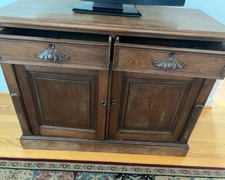 Vintage Buffet/Server w/Fold Out Drawer,