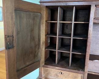 C. 1840’s North Carolina Large Walnut Desk w/Key & Secret Compartments - Possible Thomas Day!!,