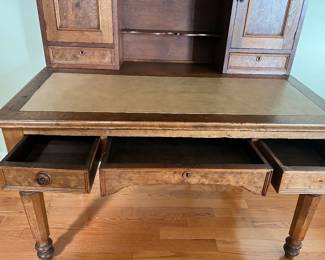 C. 1840’s North Carolina Large Walnut Desk w/Key & Secret Compartments - Possible Thomas Day!!,