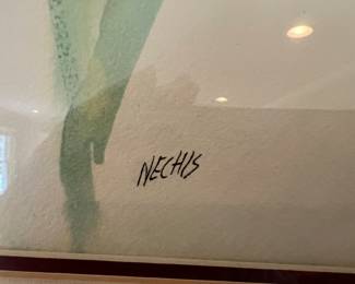 Barbara Nechis Framed Water Color