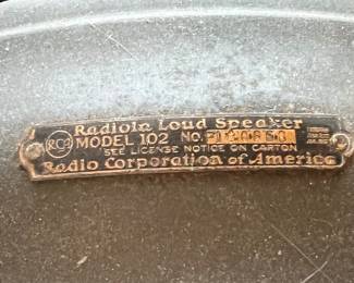 Radiola Loud Speakers - 102,