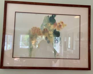 Barbara Nechis Framed Water Color