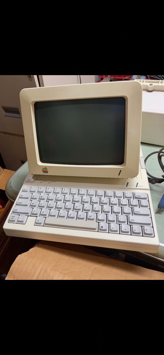 Apple computer with printer