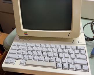 Apple computer with printer