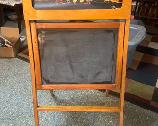 Old child’s chalk board