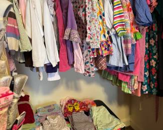 Lots of little girls clothing boutique brands
