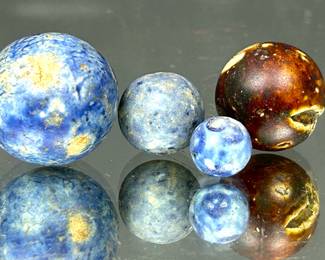 ANTIQUE BENNINGTON STONEWARE MARBLES