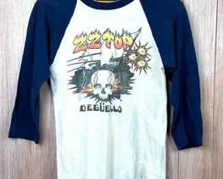 Vintage 1970s ZZ Top Concert T-Shirt
