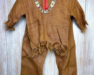 Late 1960s home made Native American Indian Costume