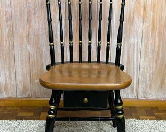 Vintage Post WW II Hitchcock style dressing valet chair