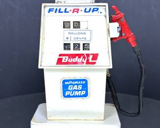 1960s BUDDY L toy gas pump